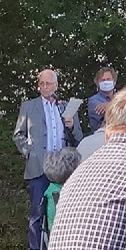 Dr. Lffelholz bei der Begrung