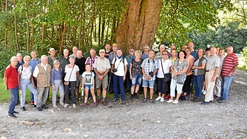 Wandergruppe zum sdlichsten Punkt des Eichsfeldes